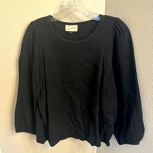 Cute black top from Target